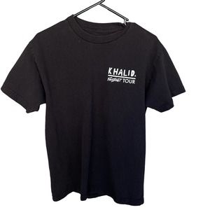 Khalid Shirt Mens Medium Concert Free Spirit First Street 2019 Tour Black